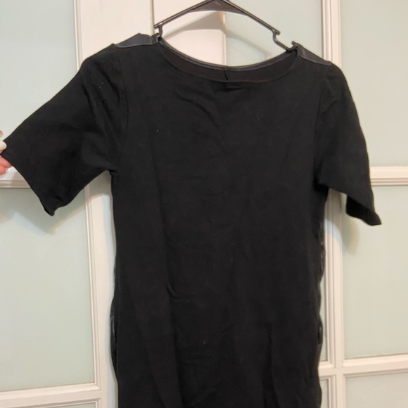 🌸 3 for $15 🌸 Faux Leather Black Dress - Picture 2 of 2